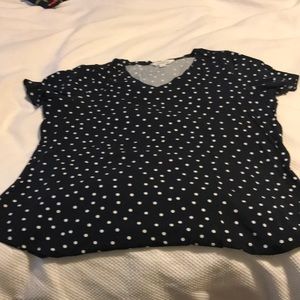 NWOT Market & Spruce Navy v neck